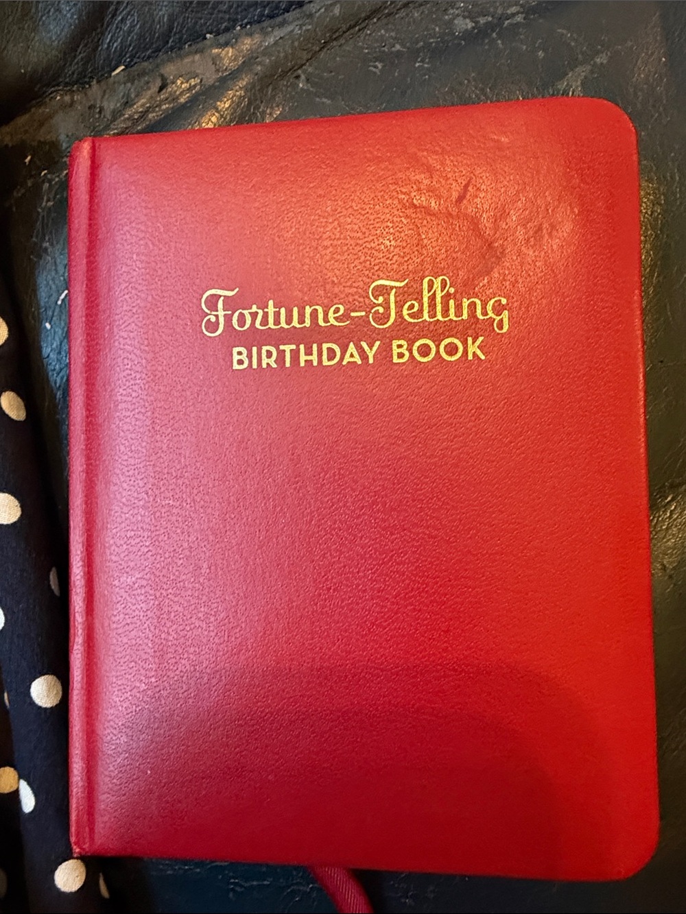 Fortune-Telling Birthday Book - Red Baby Shower gift